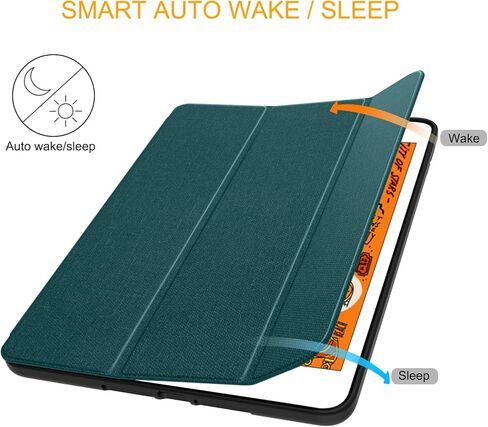 حافظة Soke لجهاز iPad Mini 5 2019 مع حامل أقلام، حافظة ذكية ممتازة مع حماية قوية، غطاء خلفي ناعم للغاية من مادة TPU مع وظيفة النوم/الاستيقاظ التلقائي لجهاز Apple iPad Mini 5th Gen الجديد (أسود) in Kuwait