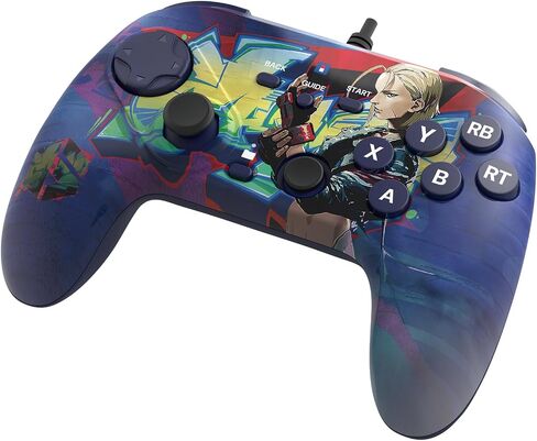 HORI Fighting Commander OCTA (Street Fighter 6 Juri Edition) لأجهزة الكمبيوتر التي تعمل بنظام Windows - لوحة قتال سلكية من فئة البطولة مرخصة رسميًا من Capcom in Kuwait