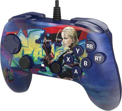 HORI Fighting Commander OCTA (Street Fighter 6 Juri Edition) لأجهزة الكمبيوتر التي تعمل بنظام Windows - لوحة قتال سلكية من فئة البطولة مرخصة رسميًا من Capcom in Kuwait