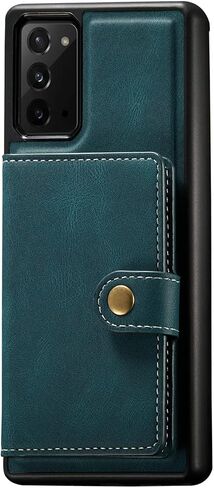 Wallet Case Compatible with Samsung Galaxy S20 FE Leather Phone Case 2 in 1 Detachable Flip Magnetic PU Wallet TPU Bumper Cases with Card Holder Kickstand Shockproof Cover(Brown) in Saudi Arabia