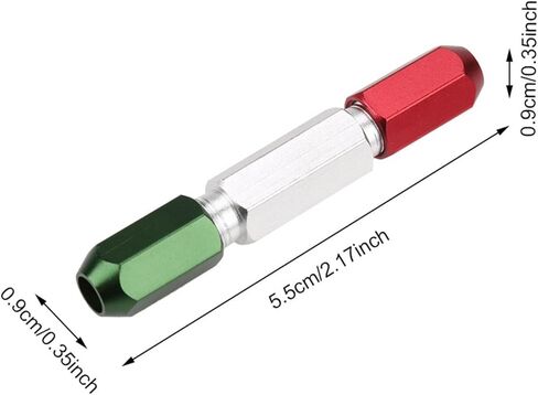 Pin Gage Handle, Pin Gauge Handle, Pin Gage Handle Aluminum Alloy Double End No Gauge Handle Green Red Range, gage Block Accessories (3-4mm) in Saudi Arabia