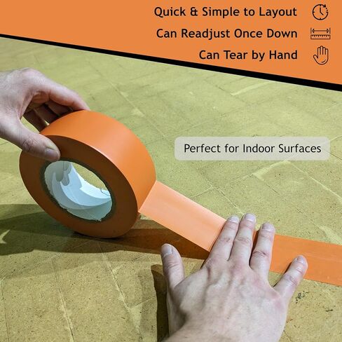 Indoor Pickleball Court Marking Tape, The Complete Pickleball Court Marking Kit - 2'' x 230FT, Pickleball Court Tape with Instructions Included for Fast Court Marking in Saudi Arabia
