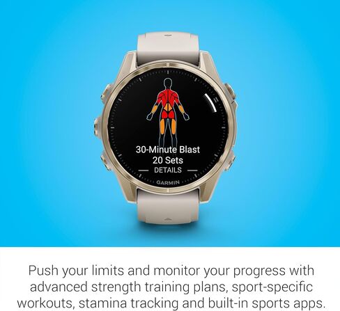 Garmin Fenix 8 Premium Multisport GPS Running Smartwatch, 47 mm, AMOLED, Dive-Rated, Built-in Flashlight, Slate Gray with Black Band with Signature Series Charging Stand in Saudi Arabia