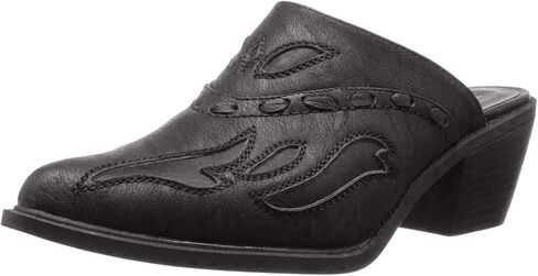 ROPER Womens Beth Mules Flats Casual - Brown in Saudi Arabia