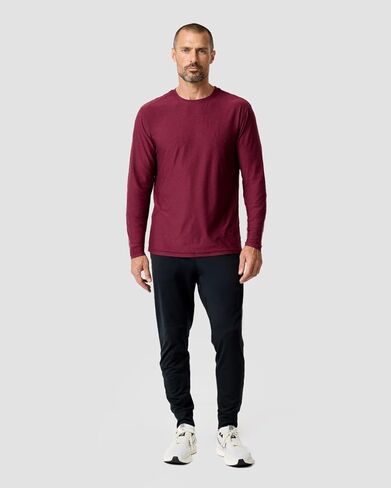 قميص رياضي بأكمام طويلة للرجال مقاس S - 4XL، قميص Dri Fit Performance للتمرين in Kuwait