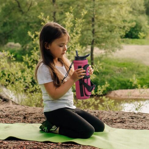 NATURE PIONEOR Water Bottle Carrier Holder Sleeve with Adjustable Strap 32 oz, Insulated Water Bottle Holder Sling Bag in Kuwait