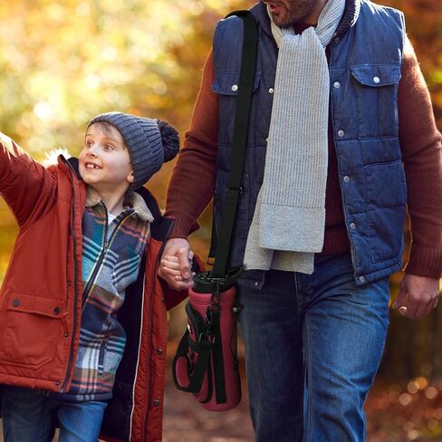 NATURE PIONEOR Water Bottle Carrier Holder Sleeve with Adjustable Strap 32 oz, Insulated Water Bottle Holder Sling Bag in Kuwait