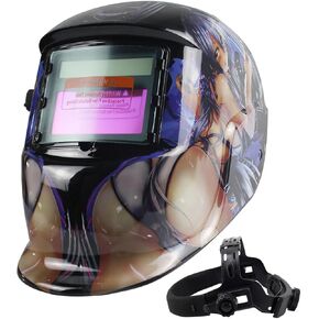 خوذة لحام ذاتية التعتيم تعمل بالطاقة الشمسية مع ظل قابل للتعديل 4/9-13 لقناع اللحام القوسي Tig Mig (الجوكر) in Kuwait