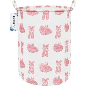 Round waterproof laundry basket,foldable storage basket,laundry Hampers with handle,gift basket,suitable for children's room and toy storage (Alphabet football)
