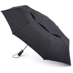 Fulton Tornado Black Collapsible Umbrella