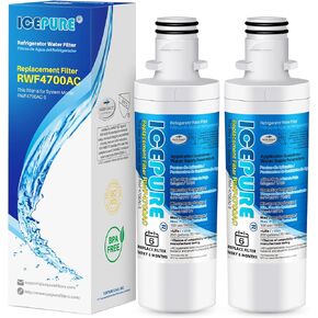 ICEPURE 9980 Replacement for LG LT1000P, ADQ747935 MDJ64844601, Kenmore Elite 46 9980, ADQ74793501 LT1000PC LT1000 ADQ74793502, LMXS28626S, LMXC23796S, LFXS26973D Refrigerator Water Filter, 4PACK