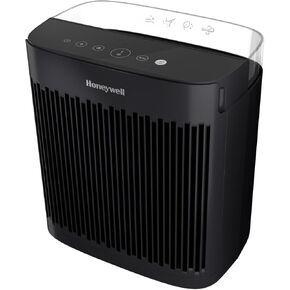 Honeywell InSight HEPA Air Purifier with Air Quality Indicator for Medium-Large Rooms (190 sq ft), Black - Wildfire/Smoke, Pollen, Pet Dander, and Dust Air Purifier