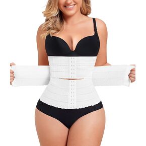 QACIVIQ Segmented Waist Trainer for Women Waist Cincher Shapewear for Women Tummy Control Workout Body Shaper Girdle