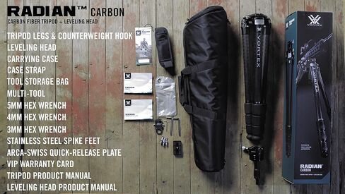 Vortex Optics Radian Carbon Tripod Kits (Ball Head Kit) in Saudi Arabia