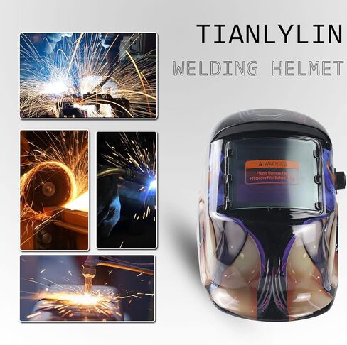 خوذة لحام ذاتية التعتيم تعمل بالطاقة الشمسية مع ظل قابل للتعديل 4/9-13 لقناع اللحام القوسي Tig Mig (الجوكر) in Kuwait