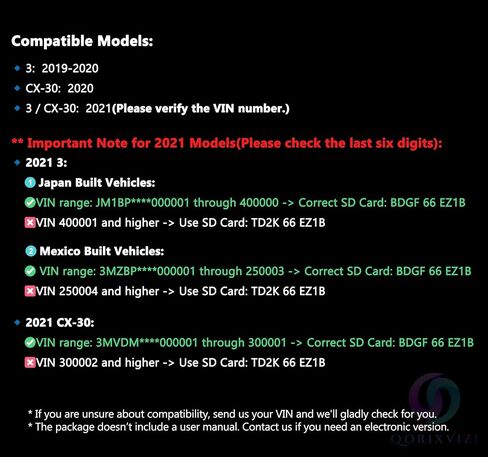 Latest Navigation SD Card, GPS SD Card Compatible with 2021-2023 Cx-5 & Cx-30 & 3 & Cx-9; 2022-2024 Cx-50; 2022-2023 Mx-30, GPS Map Update for USA/CAN/MEX in Saudi Arabia