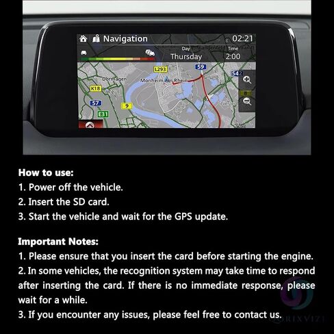 Latest Navigation SD Card, GPS SD Card Compatible with 2021-2023 Cx-5 & Cx-30 & 3 & Cx-9; 2022-2024 Cx-50; 2022-2023 Mx-30, GPS Map Update for USA/CAN/MEX in Saudi Arabia