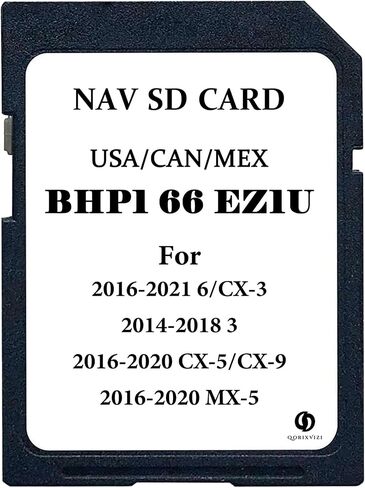Latest Navigation SD Card, GPS SD Card Compatible with 2021-2023 Cx-5 & Cx-30 & 3 & Cx-9; 2022-2024 Cx-50; 2022-2023 Mx-30, GPS Map Update for USA/CAN/MEX in Saudi Arabia