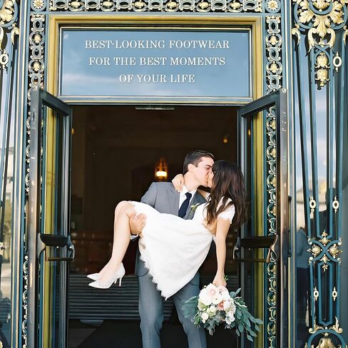 Celbreez أحذية الزفاف البيضاء للنساء الدانتيل الكعوب حذاء زفاف خمر مغلق أشار تو خنجر أحذية عالية الكعب in Kuwait