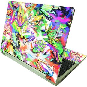 MightySkins Glossy Glitter Skin Compatible with Lenovo IdeaPad Flex 3 Chromebook 2-in-1 11.6" (2021) - Paint Party | Protective, Durable High-Gloss Glitter Finish | Easy to Apply | Made in The USA