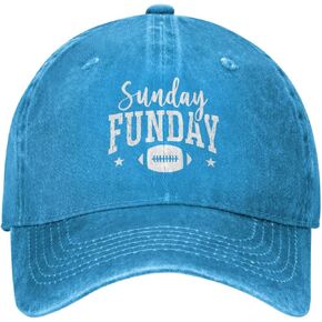 Sunday Football Funday Hat for Women Baseball Cap Graphic Cap