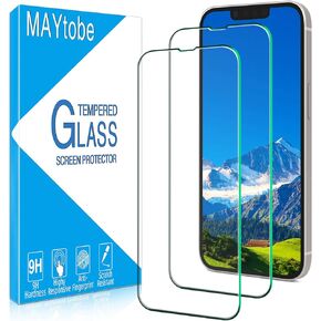 MAYtobe [2-Pack Privacy Screen Protector Designed for iPhone 13 Mini Tempered Glass, No Bubbles, Anti Scratch, Easy to Install