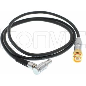 Eonvic Timecode Cable for ARRI Alexa Sound Devices 664 Alexa Mini Zoom F8 Zaxcom 5 Pin Male to BNC Male