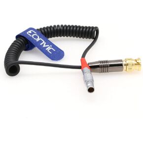 Eonvic Timecode Cable for ARRI Alexa Sound Devices 664 Alexa Mini Zoom F8 Zaxcom 5 Pin Male to BNC Male
