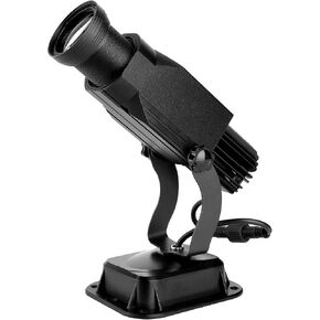 HILITING 30W LED Logo GOBO 2400 Lumens Rotating Projector Outdoor IP65 Waterproof with Remote and DJ Effect Light Including Free Custom Glass GOBO to Project Image for Company Bar Wedding Advertising in Saudi Arabia