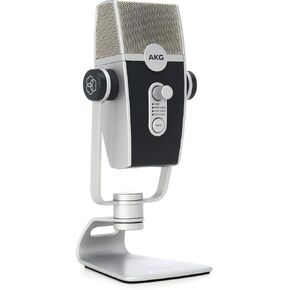 AKG Pro Audio Lyra Ultra-HD, Four Capsule, Multi-Capture Mode, USB-C Condenser Microphone for Recording and Streaming