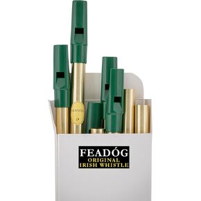 Feadog Brass Irish Penny Whistle - Key of D