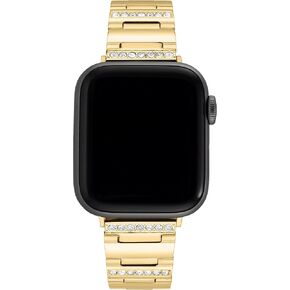 Anne Klein Premium Crystal Accented Fashion Bracelet for Apple Watch