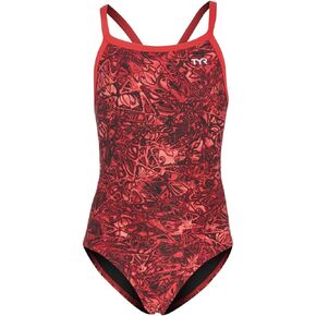 TYR Girls' Standard Nebulous Diamondfit Swimsuit
