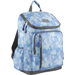 FUEL Durable Top Loader Outdoor Backpack w/Adjustable Straps, Multiple Compartments, Perfect for Travel, Hiking, Work, Classroom, Commuting - Static Camo