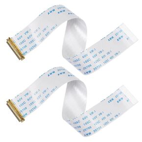 uxcell FFC FPC Cable 0.5mm Pitch 30 Pin 100mm Flexible Flat Ribbon Cable for LCD Screen A Type 2pcs