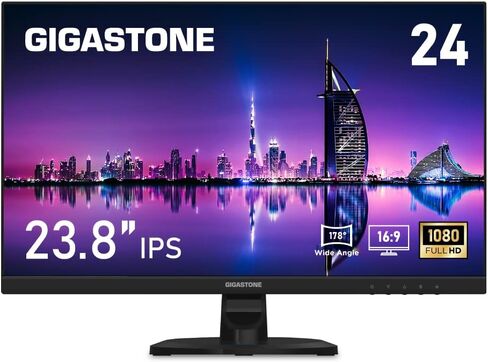 Gigastone 22 inch VA LED Back Light Monitor 2-Pack 75Hz FHD 1920 x 1080, 1080P 178° Wide View Frameless, Dual Monitor, 4ms, Eye Care Technology, Ergonomic Tilt VESA Mount, HDMI VGA in Saudi Arabia