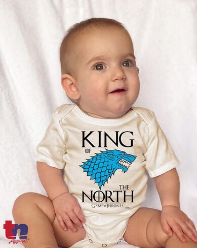 TeeNow - King Of The North - بدلة أطفال مستوحاة من GOT - صبي/فتاة in Kuwait