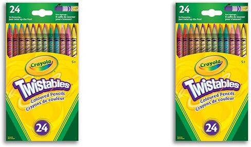 Crayola 24 Twistables Colored Pencils in Kuwait