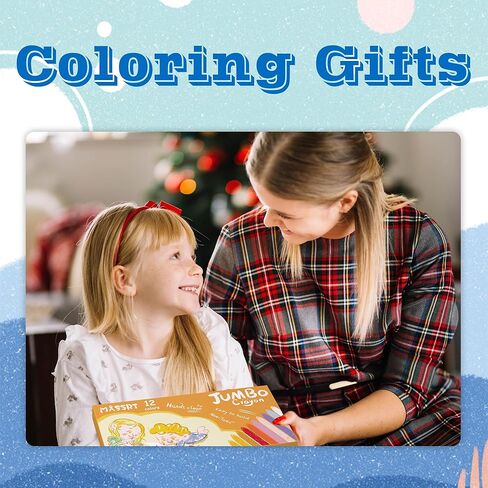 Triangle Jumbo Crayons for Toddlers, 18 Colors Mess Free Unbreakable Crayon Gifts, Easy to Hold Washable Crayons for Kids, Safe Coloring Gifts for Babies and Children in Saudi Arabia