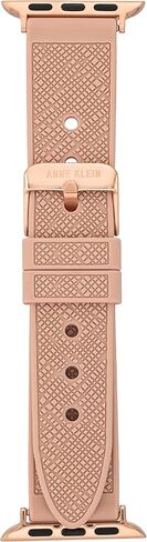 Anne Klein Silicone Fashion Band for Apple Watch Secure, Adjustable, Apple Watch Band Replacement, Fits Most Wrists in Kuwait