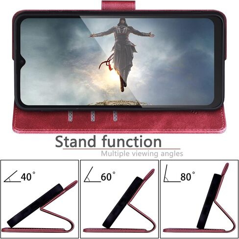SUANPOT for Samsung Galaxy A55 5G Wallet case with RFID Blocking Credit Card Holder,Flip Book PU Leather Protective Cover Women Men for Samsung A55 Phone case Rose Gold in Kuwait