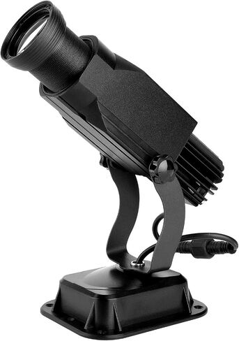 HILITING 30W LED Logo GOBO 2400 Lumens جهاز عرض دوار خارجي IP65 مقاوم للماء مع جهاز التحكم عن بعد وتأثير DJ بما في ذلك زجاج مخصص مجاني GOBO لعرض صورة لإعلان زفاف الشركة in Kuwait