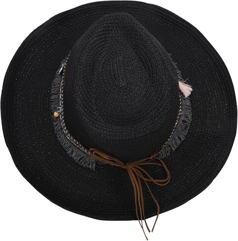 Men’s Women Sun Hat Hot Summer Hat UV Protection Brim Straw Beach Outdoor Fishing Adult Hat Cap for Male in Kuwait