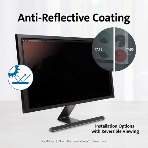 Kensington FP240W Privacy Screen for 24" 16:10 Aspect Ratio Widescreen Monitors (K52794WW) in Kuwait