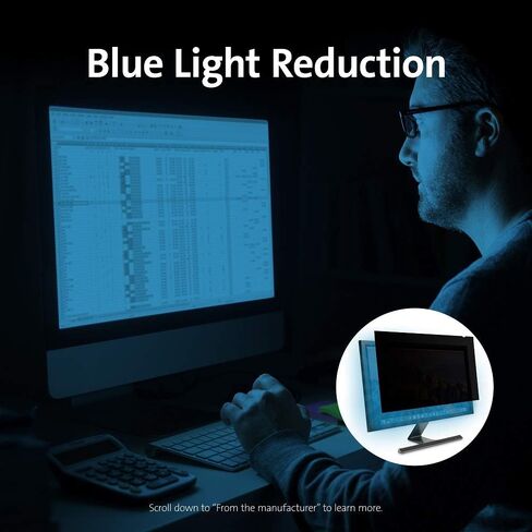 Kensington FP240W Privacy Screen for 24" 16:10 Aspect Ratio Widescreen Monitors (K52794WW) in Kuwait