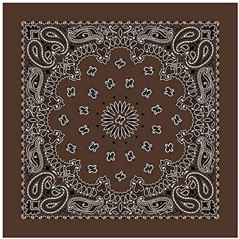 مناديل بيزلي غربية 100% من القطن (22 بوصة × 22 بوصة) صُنعت في الولايات المتحدة الأمريكية in Kuwait