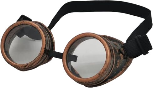 نظارات Steampunk الكلاسيكية النحاسية الريفية نظارات سايبر Welding القوطي in Kuwait