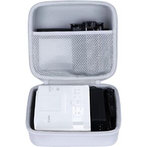 Hard Case Compatible with Canon SELPHY CP1500 CP1300 CP1200 Compact Photo Printer (Black Case)