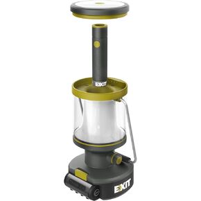 EXIT 20V 3-in-1 Rechargeable LED Lantern EX003, Portable, Lantern Flashlight for Camping, Hurricane, Emergency, Hiking, Power Outages, Includes Replaceable 2.0 Ah Battery