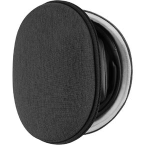 Geekria Shield Headphones Case Compatible with Skullcandy Riff 2, Crusher ANC, Crusher Evo, Hesh ANC, Hesh 3 Case, Replacement Hard Shell Carrying Bag with Cable Storage (Dark Grey)